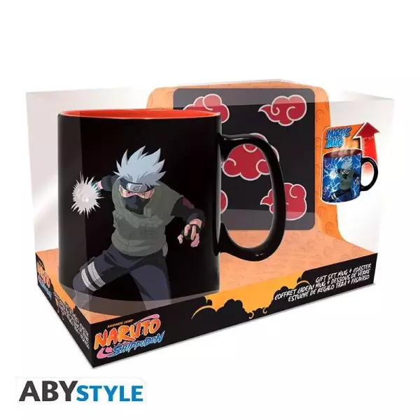 Naruto Mug + Coaster Akatsuki Set