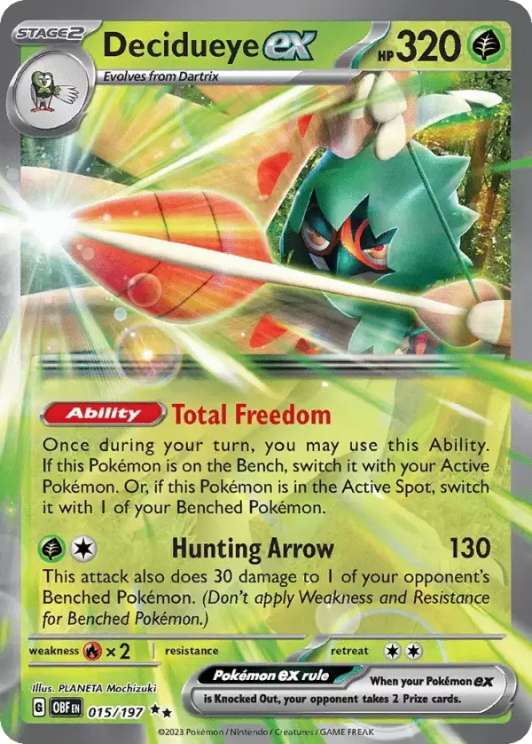 Decidueye Ex  015/197 ENG