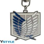Attack On Titan Badge Keychain