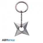 Naruto Shuriken Konoha Keychain