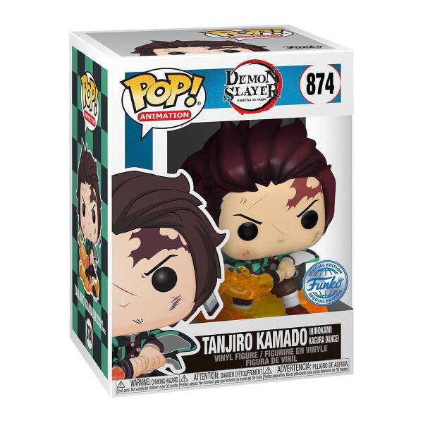 Demon Slayer Tanjiro kamado Glow In The Dark Special Edition Pop 874