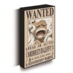One Piece Gear 5 Wanted Light Canvas