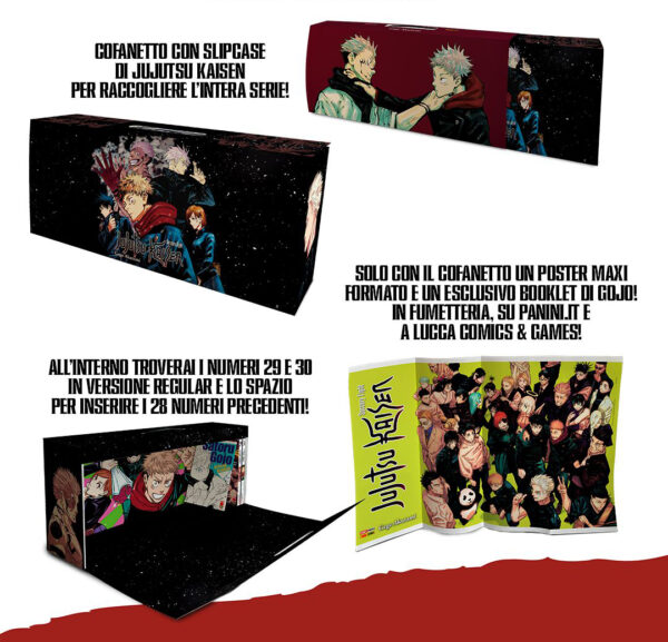 Jujutsu-Kaisen-Sorcery-Fight-Cofanetto-Vuoto-con-Vol-29-30-Panini-Comics-Italiano Jujutsu kaisen cofanetto vuoto con volumi 29 + 30