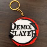 Demon Slayer logo keychain