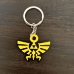 Zelda Triforce seal keychain