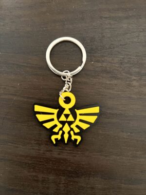 Zelda Triforce seal keychain