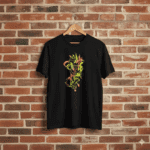 Maglietta Nera Goku Neon Style – Collab. Grafix on The Road