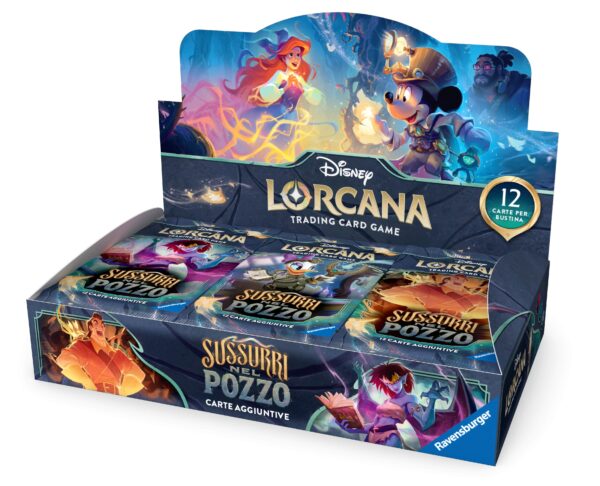 Lorcana – box con 24 buste sussurri nel pozzo ITA