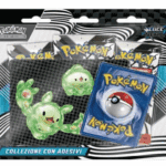 Pokemon collezione con adesivi S&V luce nera ITA