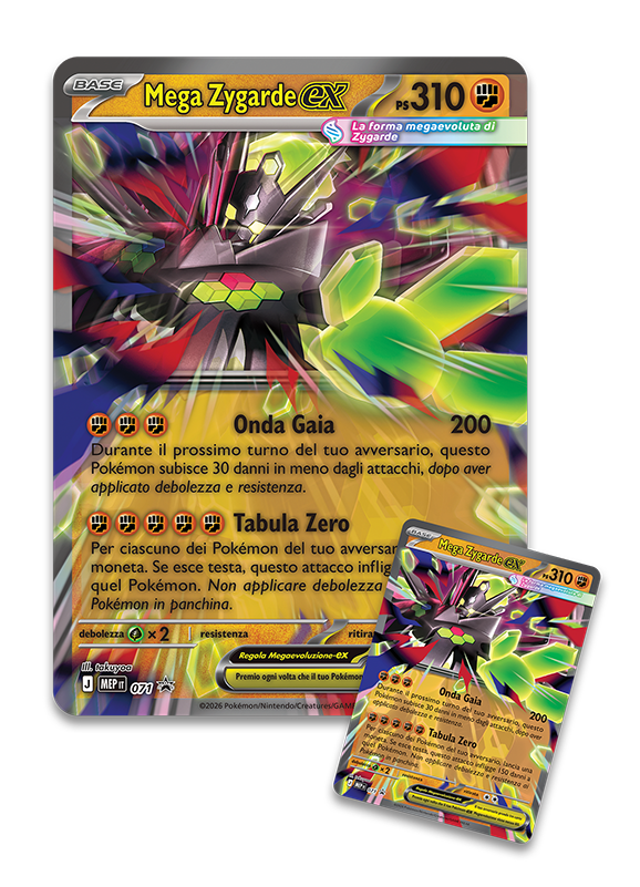 Pokémon GCC Collezione Premium Mega Zygarde-ex (ITA)