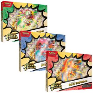 Pokemon collezione mega Emboar EX –  mega Meganium EX – mega Feraligatr EX