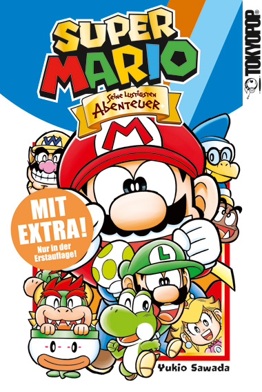 Super Mario - Seine lustigsten Abenteuer – Manga auf Deutsch (TOKYOPOP)