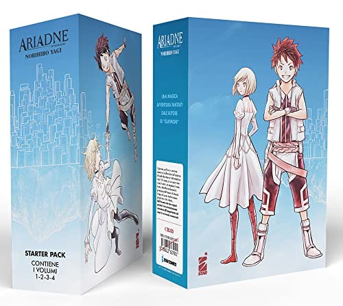 Copertina del manga Ariadne in the Blue Sky Starter Pac, edizione italiana Star Comics di Norihiro Yagi