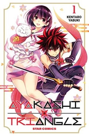 Copertina del manga Ayakashi Triangle 1 (di 16), edizione italiana Star Comics di Kentaro Yabuki