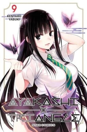Copertina del manga Ayakashi Triangle 9 (di 16), edizione italiana Star Comics di Kentaro Yabuki