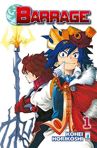Copertina del manga Barrage 1 (di 2), edizione italiana Star Comics di Kohei Horikoshi