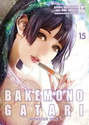 Copertina del manga Bakemonogatari Monster Tale vol. 15, edizione italiana Star Comics di Nisioisin & Oh! Great