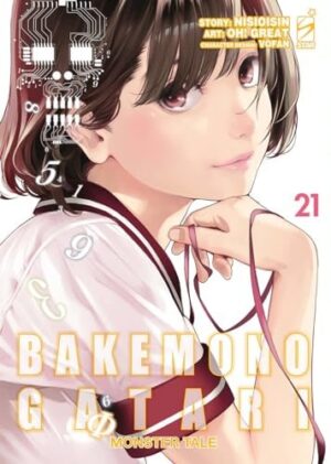 Copertina del manga Bakemonogatari Monster Tale vol. 21, edizione italiana Star Comics di Nisioisin, Oh Great! & Vofan