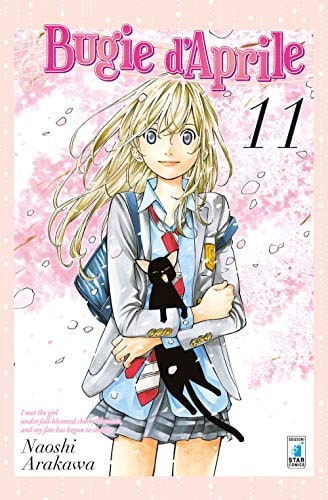 Copertina del manga Bugie D'aprile 11 (di 11), edizione italiana Star Comics di Naoshi Arakawa