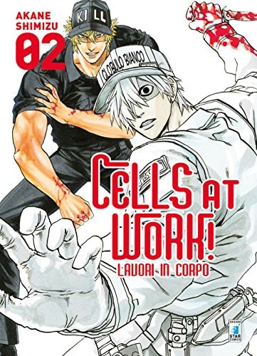Copertina del manga Cells At Work! Lavori in Corpo vol. 2, edizione italiana Star Comics di Akane Shimizu