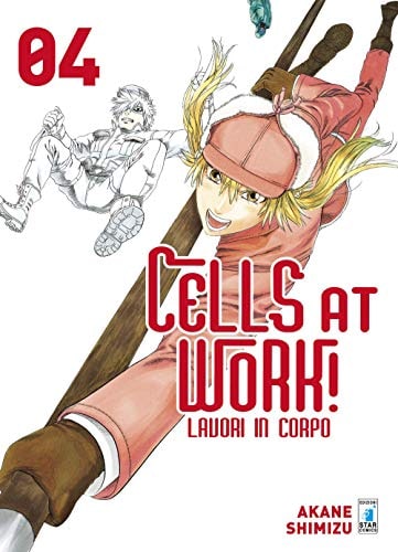 Copertina del manga Cells At Work! Lavori in Corpo vol. 4, edizione italiana Star Comics di Akane Shimizu