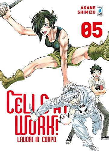 Copertina del manga Cells At Work! Lavori in Corpo vol. 5, edizione italiana Star Comics di Akane Shimizu