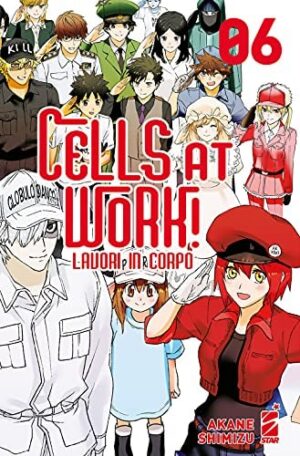 Copertina del manga Cells At Work! Lavori in Corpo vol. 6, edizione italiana Star Comics di Akane Shimizu