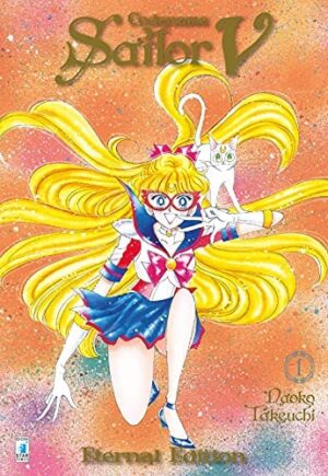 Copertina del manga Code Name Sailor V Eternal Ed. vol. 1, edizione italiana Star Comics di Naoko Takeuchi