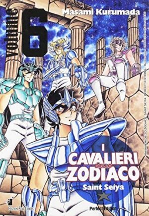 Copertina del manga Cavalieri Zodiaco Perfect Ed. vol. 6, edizione italiana Star Comics di Masami Kurumada