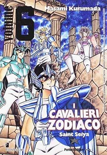 Copertina del manga Cavalieri Zodiaco Perfect Ed. vol. 6, edizione italiana Star Comics di Masami Kurumada