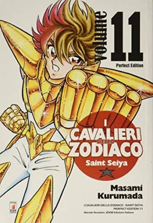 Copertina del manga Cavalieri Zodiaco Perfect Ed. vol. 11, edizione italiana Star Comics di Masami Kurumada