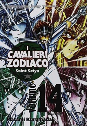 Copertina del manga Cavalieri Zodiaco Perfect Ed. vol. 14, edizione italiana Star Comics di Masami Kurumada