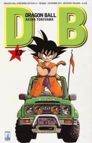 Copertina del manga Dragonball Evergreen Ed. 13 (di 42), edizione italiana Star Comics di Akira Toriyama