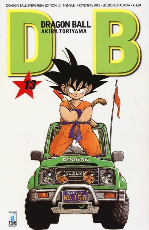 Copertina del manga Dragonball Evergreen Ed. 13 (di 42), edizione italiana Star Comics di Akira Toriyama