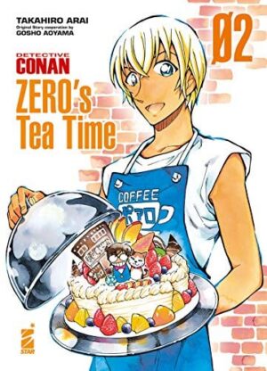 Copertina del manga Detective Conan Zero's Tea Time vol. 2, edizione italiana Star Comics di Gosho Aoyama & Takahiro Arai