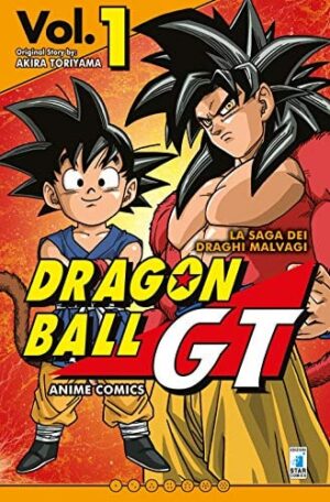 Copertina del manga Dragon Ball Gt Anime Comics vol. 1, edizione italiana Star Comics di Akira Toriyama