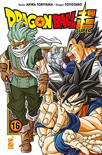 Copertina del manga Dragon Ball Super vol. 16, edizione italiana Star Comics di Akira Toriyama & Toyotaro
