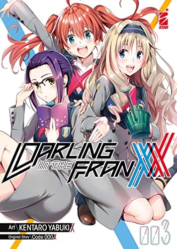 Copertina del manga Darling in the Franxx vol. 3, edizione italiana Star Comics di Code:000 & Kentaro Yabuki