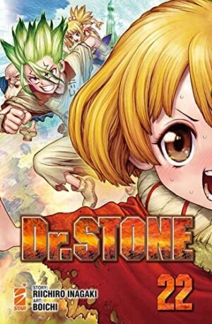 Copertina del manga Dr.Stone vol. 22, edizione italiana Star Comics di Boichi & Riichiro Inagaki