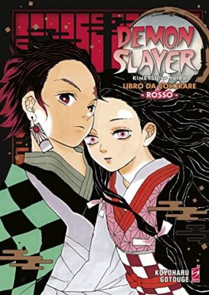 Copertina del manga Demon Slayer Libro 1 - Rosso, edizione italiana Star Comics di Koyoharu Gotouge
