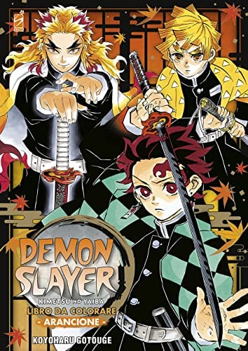 Copertina del manga Demon Slayer Libro 3 - Arancione, edizione italiana Star Comics di Koyoharu Gotouge