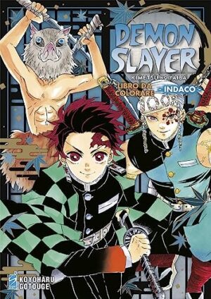 Copertina del manga Demon Slayer Libro 4 - Indaco, edizione italiana Star Comics di Koyoharu Gotouge