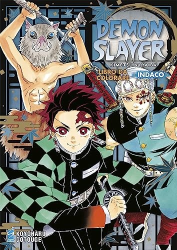 Copertina del manga Demon Slayer Libro 4 - Indaco, edizione italiana Star Comics di Koyoharu Gotouge