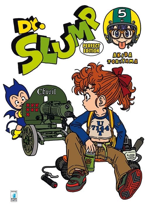 Copertina del manga Dr. Slump Perfect Edition 5 (di 15), edizione italiana Star Comics di Akira Toriyama