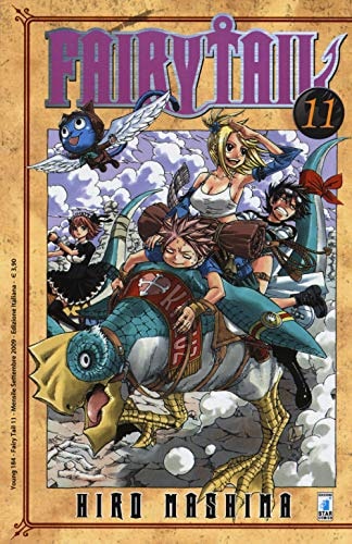 Copertina del manga Fairy Tail 11 - Young vol. 184, edizione italiana Star Comics di Hiro Mashima