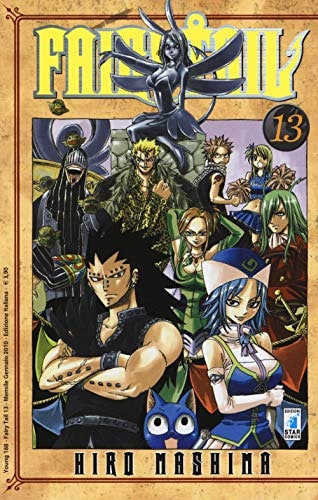 Copertina del manga Fairy Tail 13 - Young vol. 188, edizione italiana Star Comics di Hiro Mashima