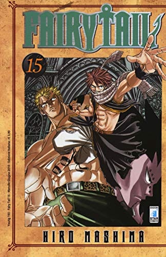 Copertina del manga Fairy Tail 15 - Young vol. 193, edizione italiana Star Comics di Hiro Mashima
