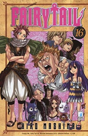 Copertina del manga Fairy Tail 16 - Young vol. 196, edizione italiana Star Comics di Hiro Mashima