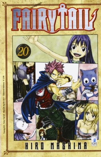 Copertina del manga Fairy Tail 20 - Young vol. 203, edizione italiana Star Comics di Hiro Mashima