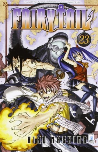 Copertina del manga Fairy Tail 23 - Young vol. 209, edizione italiana Star Comics di Hiro Mashima
